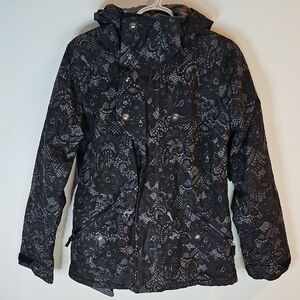Burton Medium Black And Gray Dryride Coat